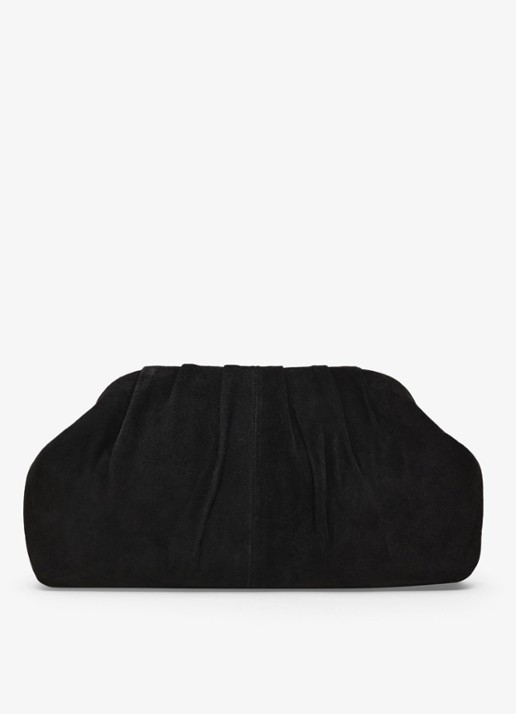 Phase Eight Suede Clutch Bag