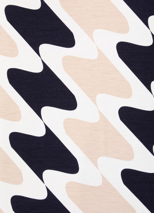 Phase Eight Suki top van jersey met print - detail 5 beige