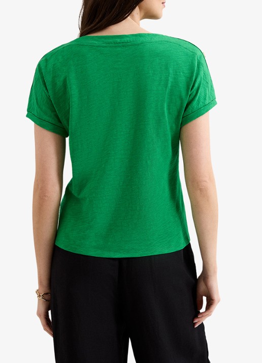 Phase Eight Suzie T-shirt met ronde hals - achterkant groen