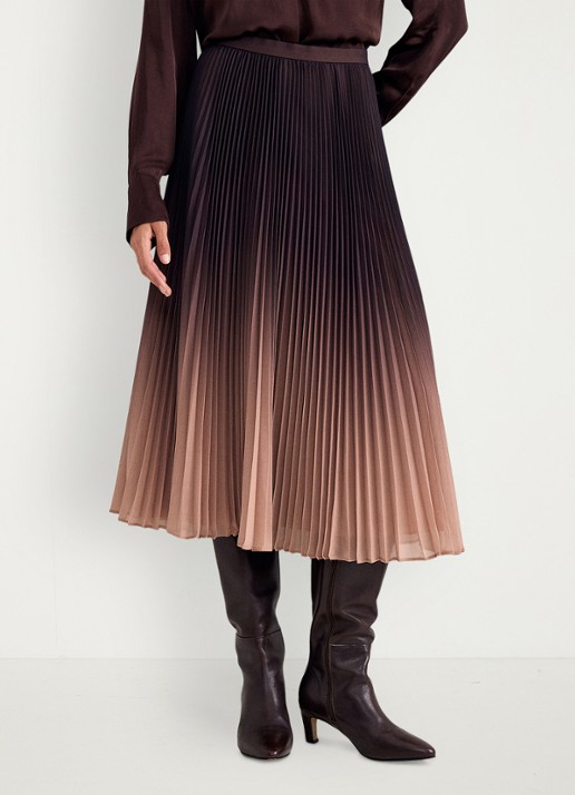 Phase Eight Tallulah midi rok met ombré-effect