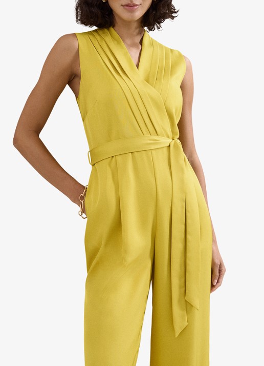 Phase Eight Taylor wide fit jumpsuit met strikceintuur