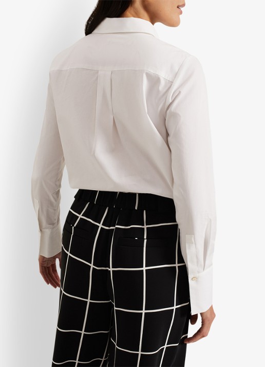 Phase Eight The White Shirt blouse - achterkant 8 wit