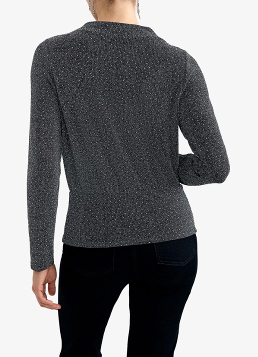 Phase Eight Top met strass - achterkant zilver
