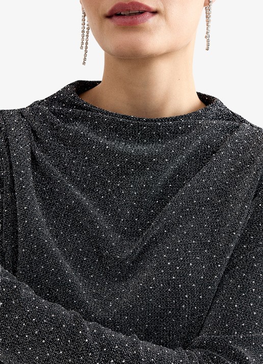 Phase Eight Top met strass - detail 5 zilver