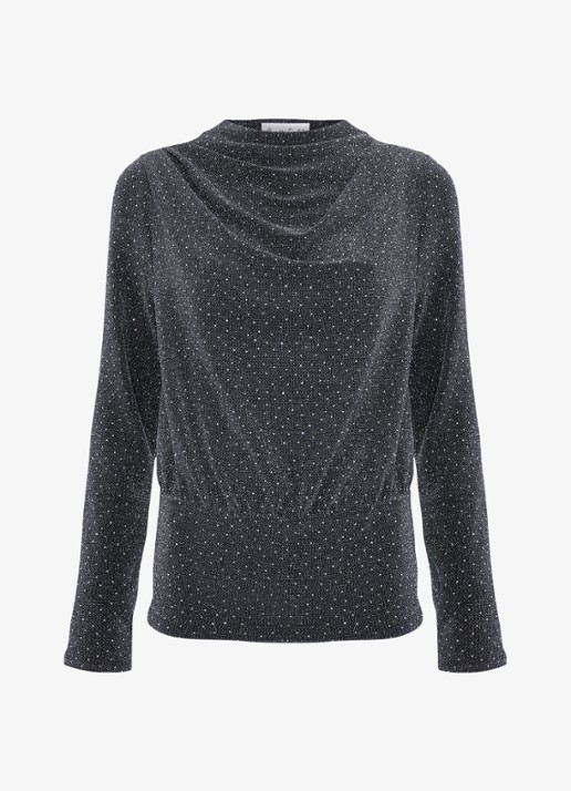 Phase Eight Top met strass - voorkant 2 zilver
