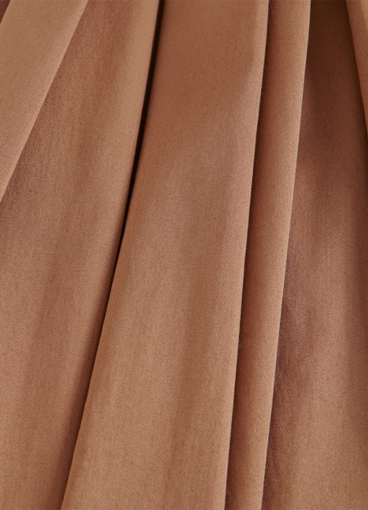 Phase Eight Trinity midi rok met plooien - detail 3 camel