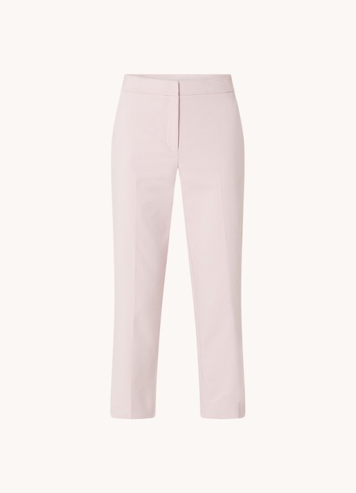 Phase Eight Ulrica high waist cropped slim fit pantalon met steekzakken - voorkant 2 lichtroze