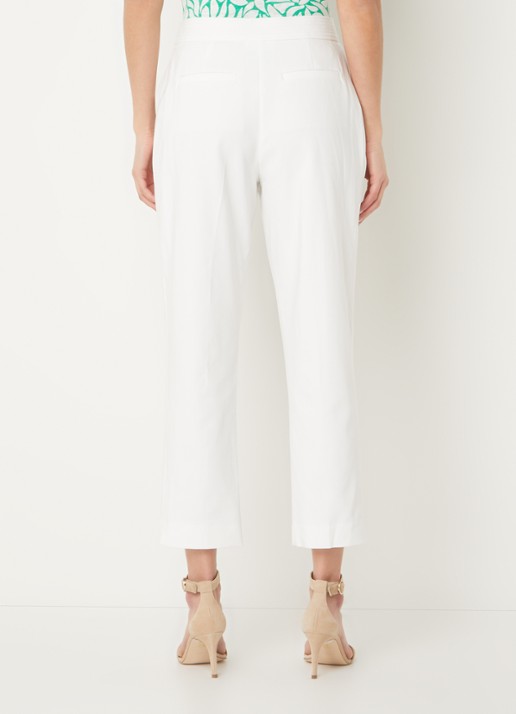 Phase Eight Ulrica high waist tapered fit chino met stretch - achterkant wit