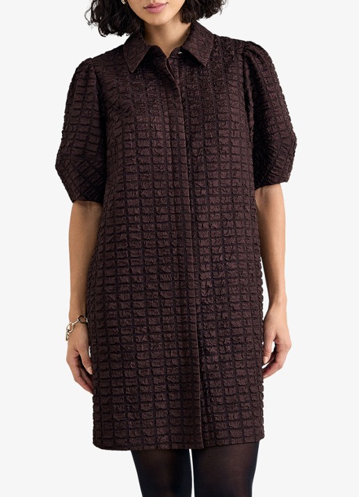 Phase Eight Yasmine mini blousejurk met pofmouwen
