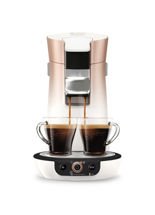 Philips Senseo Viva Café Duo Select koffiezetapparaat HD6566/30 - voorkant koper