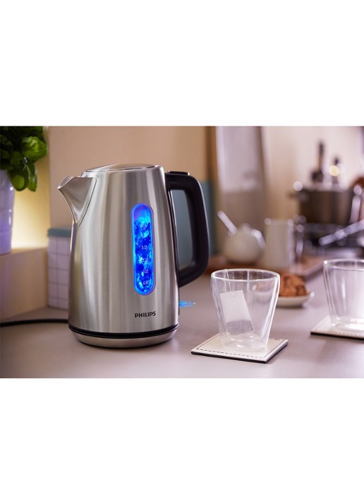 Philips Viva waterkoker 1,7 liter HD9357 - voorkant 2 zilver