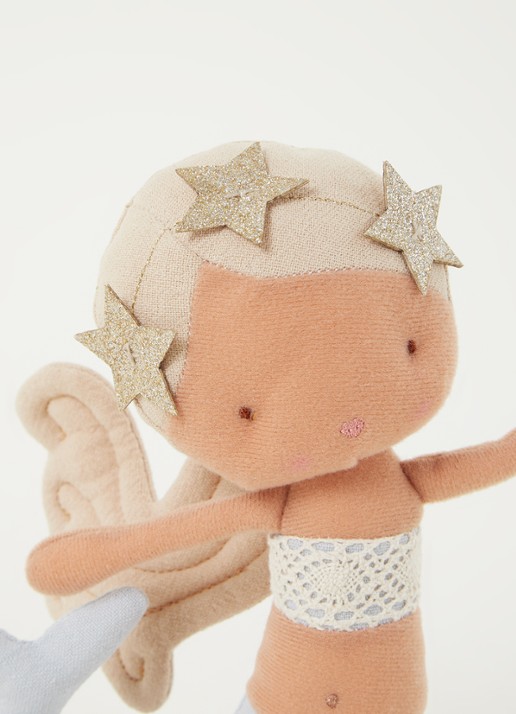Picca Loulou Pearl Zeemeermin knuffel  - detail multicolor