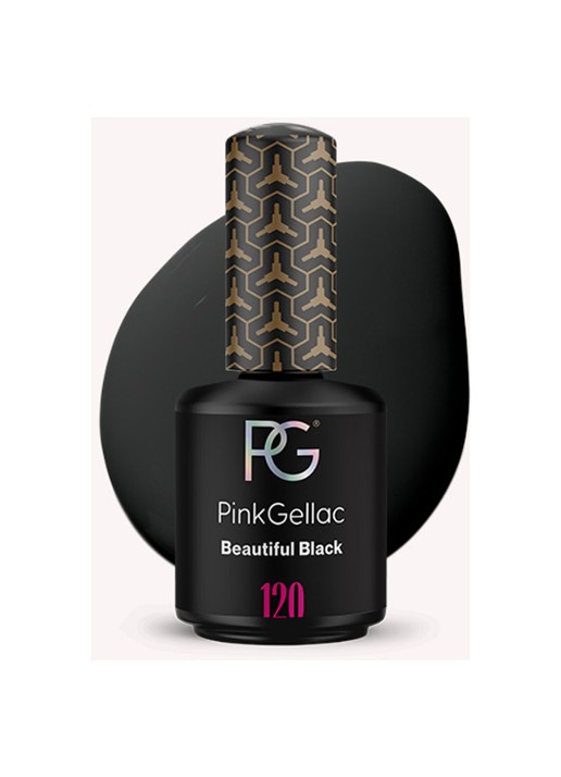 Pink Gellac 120 Beautiful Black - gel nagellak