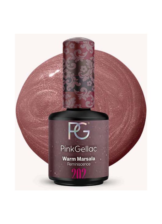 Pink Gellac 202 Warm Marsala - gel nagellak