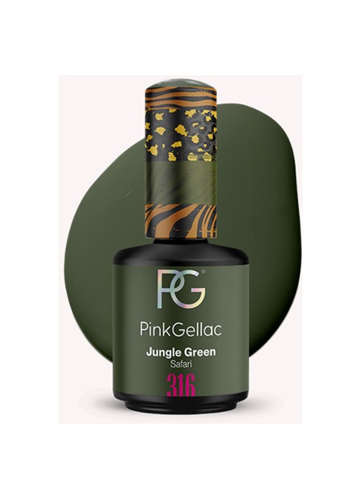 Pink Gellac 316 Jungle Green - gel nagellak