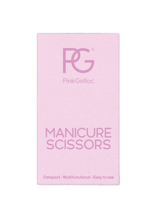 Pink Gellac Manicure Scissors - manicure schaar - voorkant 3 roze