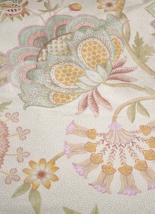 Pip Studio Bombay Bold dekbedovertrekset - inclusief kussenslopen - detail 2 gebroken wit