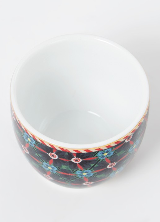 Pip Studio Clover eierdop 4,5 cm - voorkant 2 donkergroen