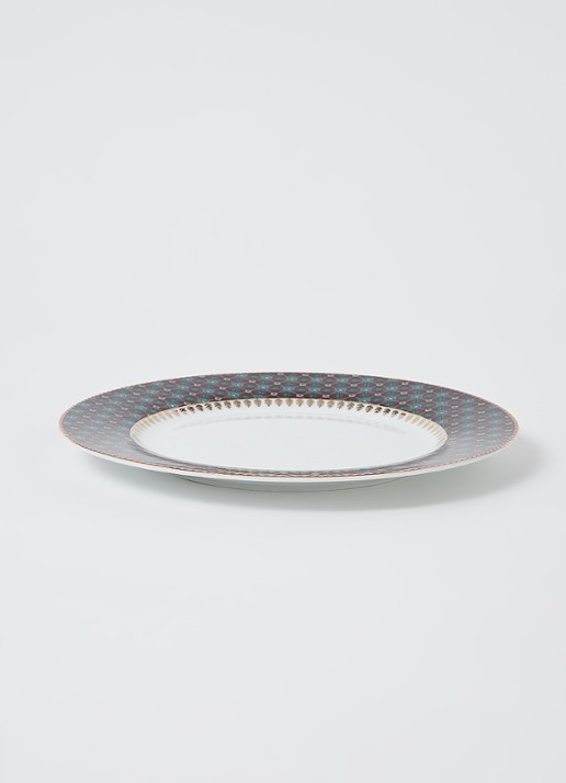 Pip Studio Dinerbord 23 cm - voorkant 4 donkergroen