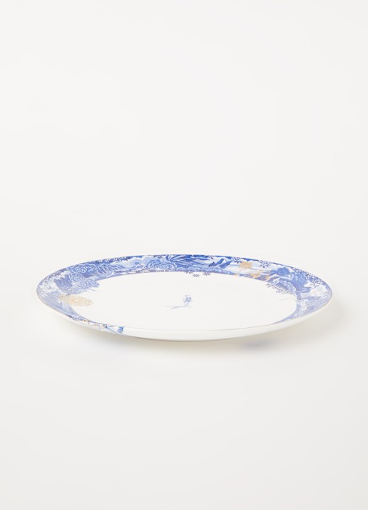 Pip Studio Heritage Border dinerbord 26,5 cm - voorkant 2 kobaltblauw