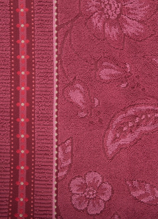 Pip Studio Jasmin gastendoek van katoen - 500 gr/m2 - 30 x 50 cm - detail donkerroze