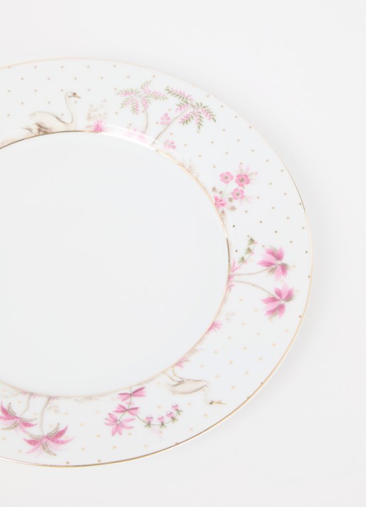 Pip Studio Jolie ontbijtbord 21 cm - detail roze