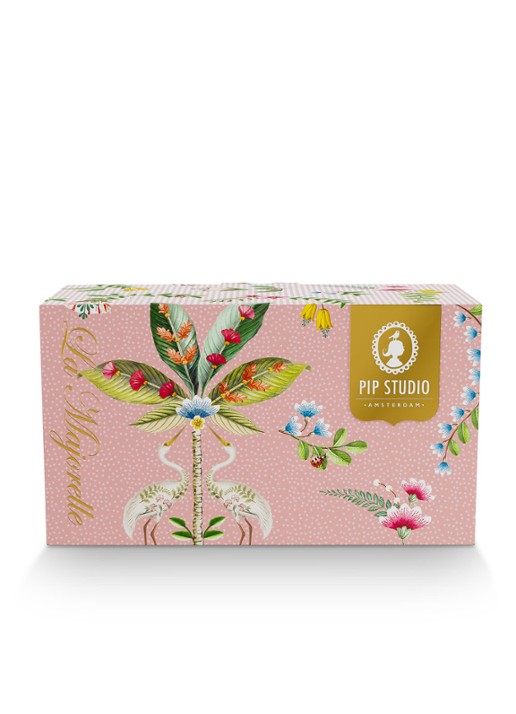 Pip Studio La Majorelle mok 35 cl set van 2 - detail 3 roze