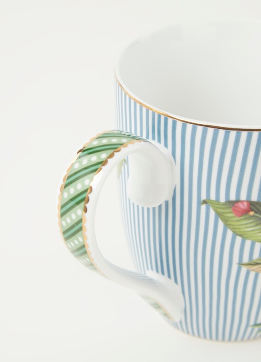 Pip Studio La Majorelle mok 45 cl - detail 3 blauw