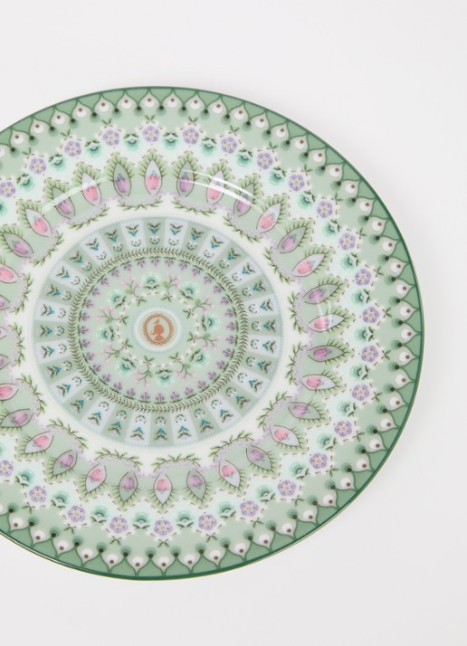 Pip Studio Lily & Lotus Moon Delight gebaksbordje 17 cm - detail 3 groen