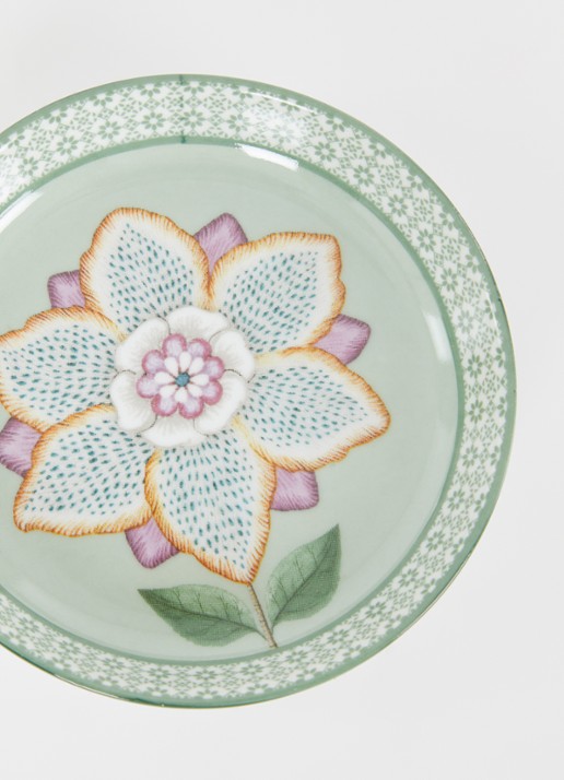 Pip Studio Lily & Lotus theetip 9 cm - detail 2 lichtgroen