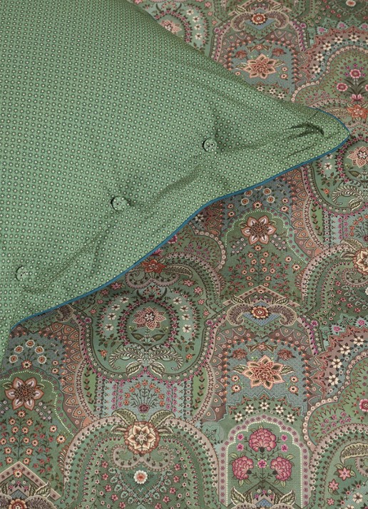 Pip Studio Little Jabali dekbedovertrekset van katoen perkal 200TC – inclusief kussenslopen - detail 6 groen