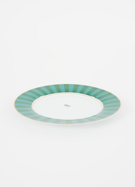 Pip Studio Love Birds dinerbord 26,5 cm - detail 3 donkergroen