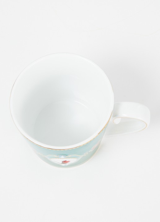 Pip Studio Love Birds Medallion kopje 25 cl - voorkant 2 donkergroen