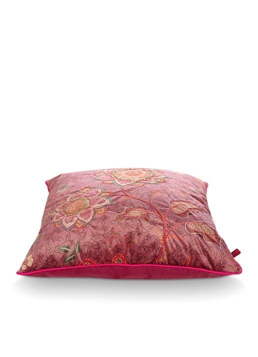 Pip Studio Mumbai Morning sierkussen 60 x 60 cm - detail roze