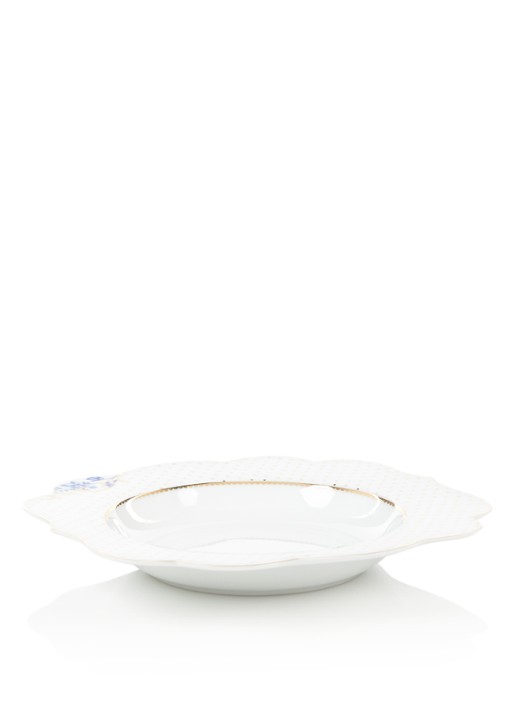 Pip Studio Royal diep bord 23,5 cm - detail 3 wit
