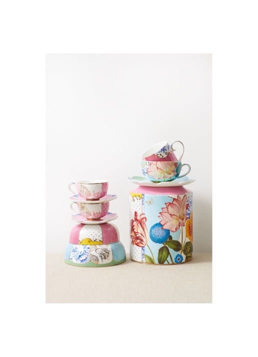 Pip Studio Royal kom 12,5 cm - voorkant 4 roze