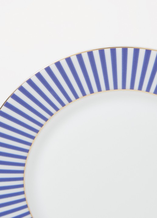 Pip Studio Royal Stripes ontbijtbord 17 cm - detail 3 royalblauw