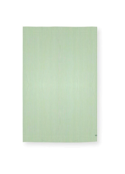Pip Studio Stripes tafelkleed 180 x 300 cm - detail 2 mint