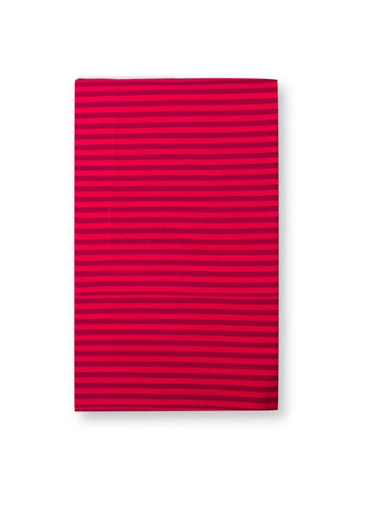 Pip Studio Tafelkleed 160 x 250 cm - achterkant donkerrood