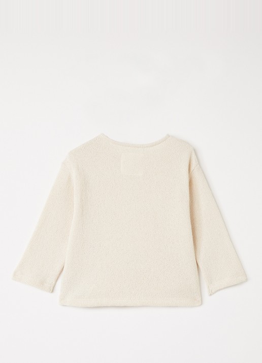 Play Up Sweater van jersey - voorkant 3 blauw