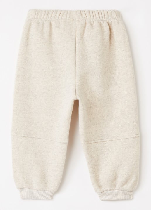 Play Up Tapered fit joggingbroek met gemêleerd dessin - voorkant 3 creme