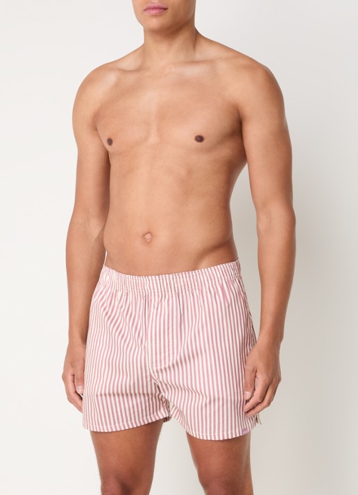 Pockies Boxershort van  katoen - voorkant 4 oudroze