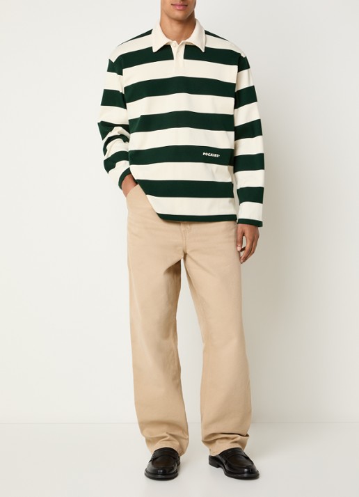 Pockies Sweater met polokraag - voorkant 4 multicolor