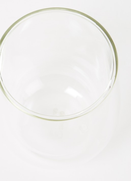 Point-Virgule Dubbelwandig koffie- en theeglas 25 cl set van 2 - detail transparant