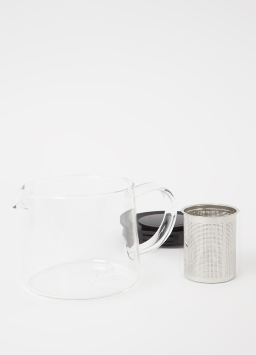 Point-Virgule Theepot 0,6 liter - detail zwart