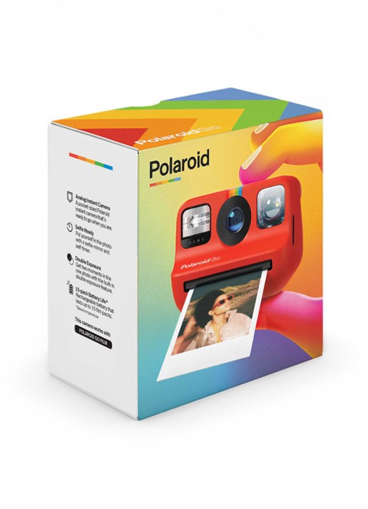 Polaroid Go instant fotocamera - detail 6 steenrood