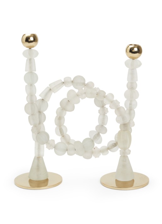 POLSPOTTEN Beads kandelaar 38 cm