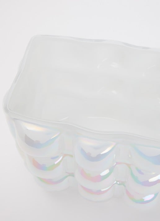 POLSPOTTEN Bubble S vaas 17,5 cm  - voorkant 2 wit