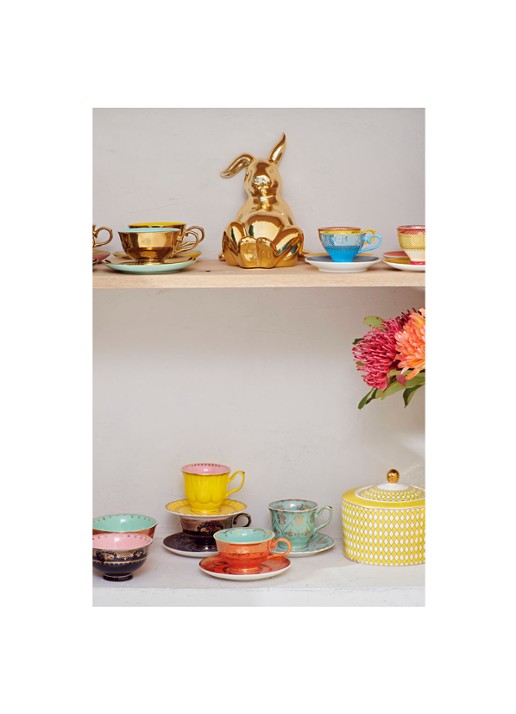 POLSPOTTEN Bunny Belly spaarpot - voorkant 2 goud