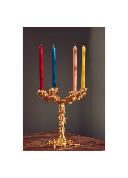 POLSPOTTEN Drip kandelaar 26 cm - voorkant 2 undefined
